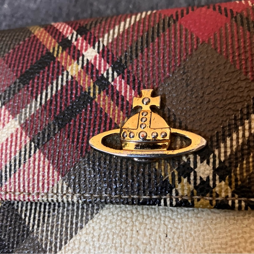 Vivienne Westwood Plaid Holiday wallet